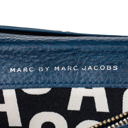 Marc By Marc Jacobs Blue Leather Flat Wallet