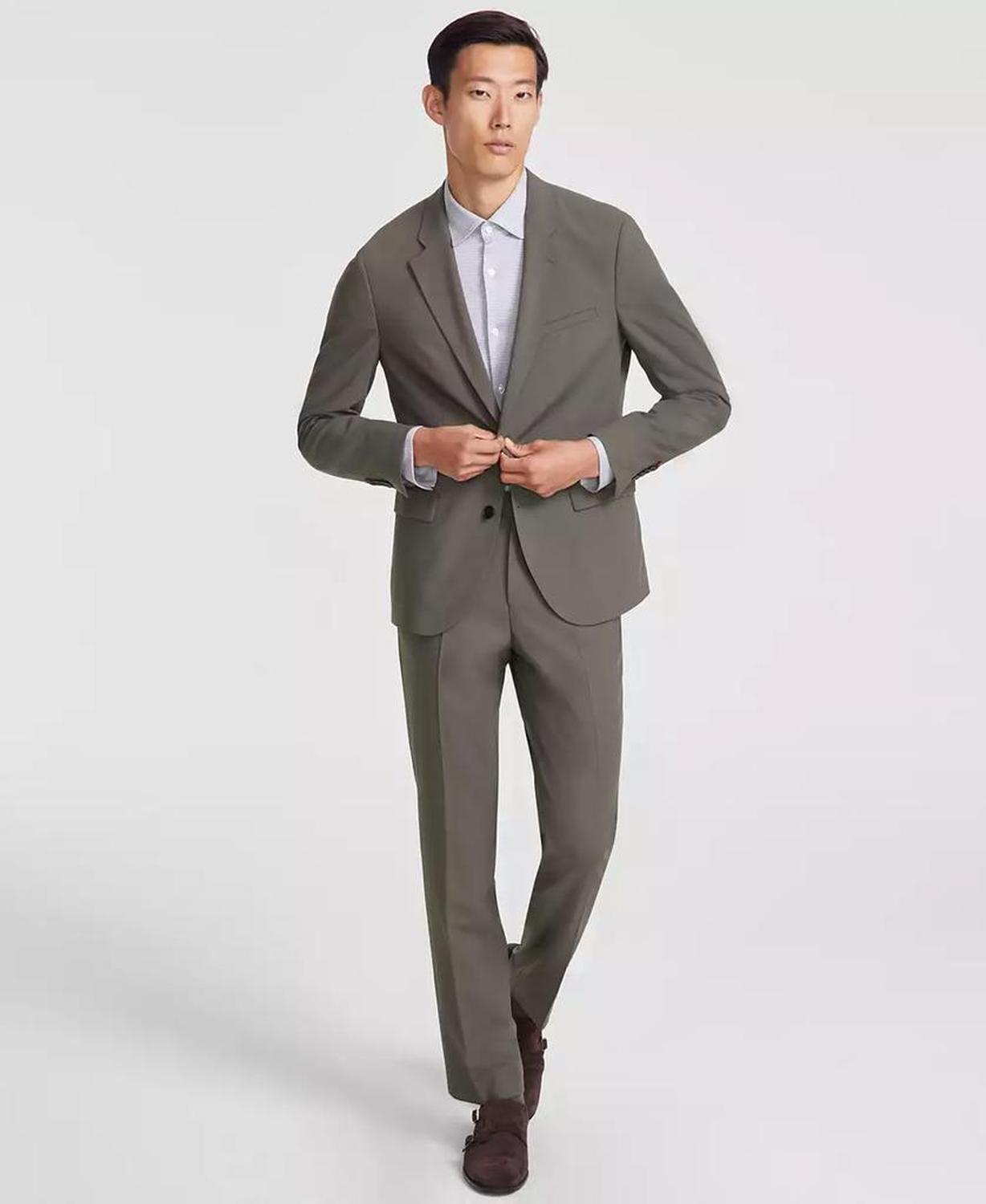Men's Modern-Fit Solid Suit Separate Jacket