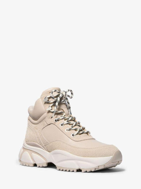 Darius Leather and Textured Suede Hiker Boot