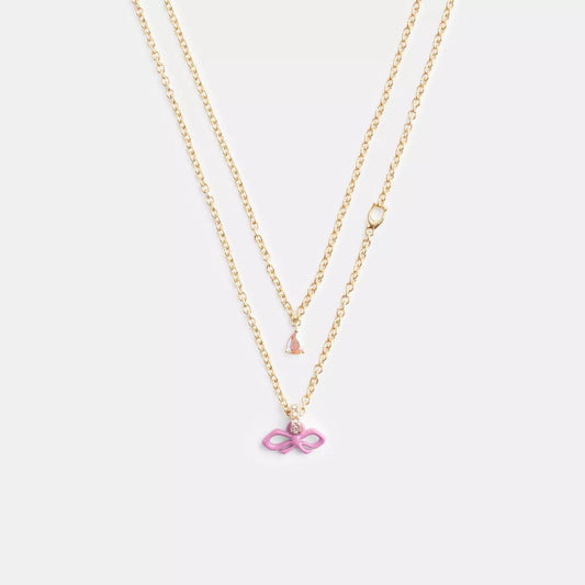 Mini Bow Layered Necklace