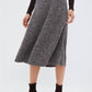 Piega Skirt In Dark Brown