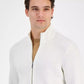 Men's Modern-Fit Honeycomb-Knit Full-Zip Cardigan