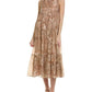 Max Mara Studio Foce Silk-Blend Midi Dress