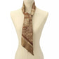 Stacked Tabby Bags Print Silk Skinny Scarf