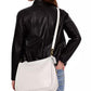 Soft Pebble Leather Cary Shoulder Bag with Convertible Straps