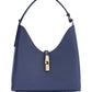 Structured Handbag With Gold-Tone Clasp Detail