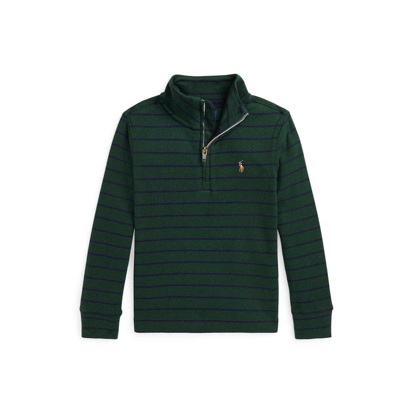 Striped Cotton Quarter-Zip Pullover (Toddler/Little Kid)