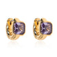 Kate Spade Keep Sparkling Asscher Huggies Earrings