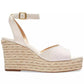Women's Signature C Canvas Espadrille Wedge Sandals