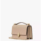 Women's Deco Pebbled Mini Flap Chain Crossbody Bag