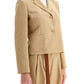 Max Mara Studio Single-Breasted Canvas Jacket In '