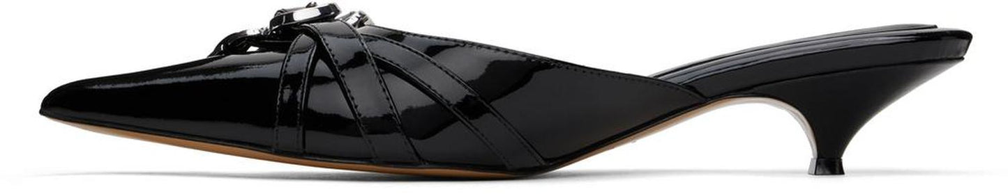 Black 'The Emma' Kitten Heels