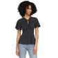 Women's Ruched Flutter-Sleeve Keyhole Top