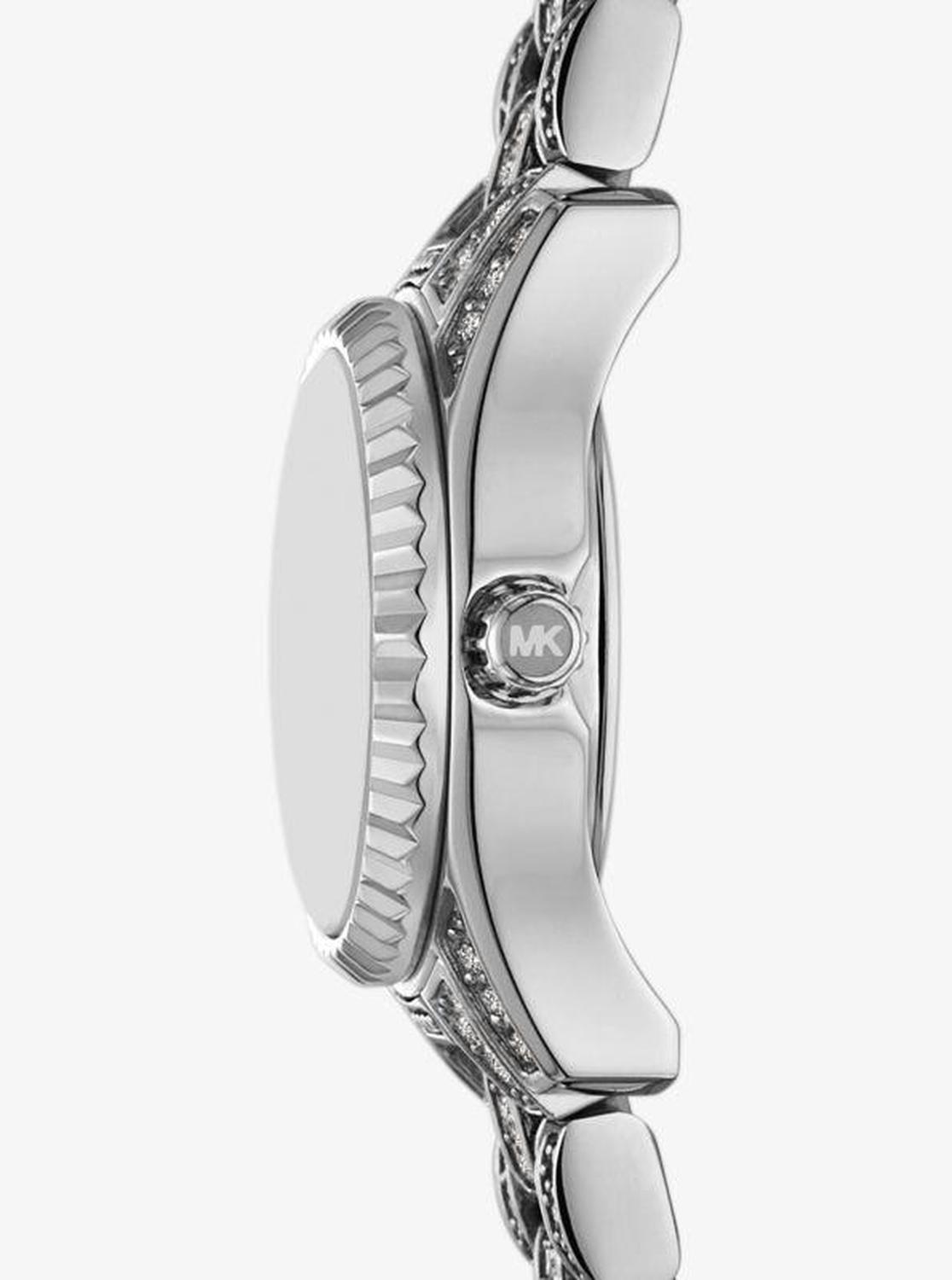 Mini Lexington Pavé Silver-Tone Watch