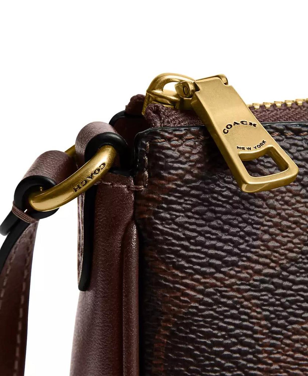 Women's Signature Plaza Small Shoulder Bag