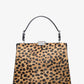 Simone Cheetah Print Calf Hair Satchel