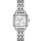 Women's Gracie Square Three-Hand Silver-Tone Stainless Steel Watch, 25mm