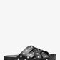 Irene Studded Leather Flat Sandal