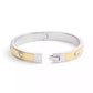 Two-Tone Signature C Bangle Bracelet