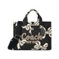 Cargo Tote Bag with Bow Print