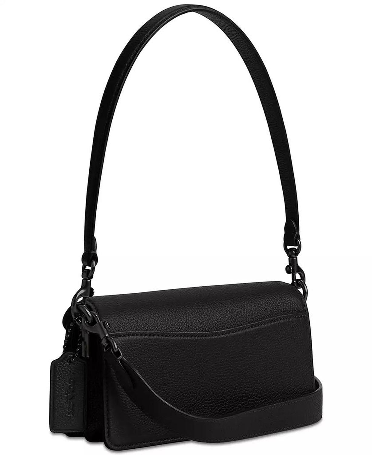 Polished Pebble Leather Mini Tabby Shoulder Bag 20
