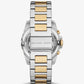 Oversized Alek Two-Tone Watch