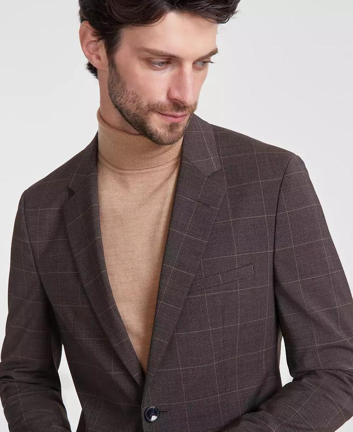 Men's Modern-Fit Solid Suit Separate Jacket