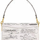 x Peanuts Tabby 26 Shoulder Bag with Newspaper Print