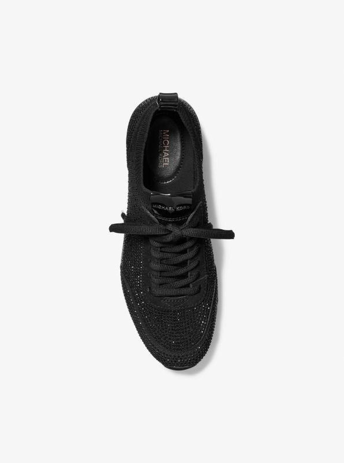 Jenkins Crystal Embellished Stretch Knit Trainer