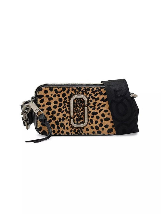 The Cheetah Calf Hair Snapshot Crossbody Bag