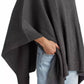 Pancia Cashmere Cape In Grey