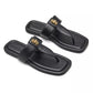 Dual Leather T Sandals