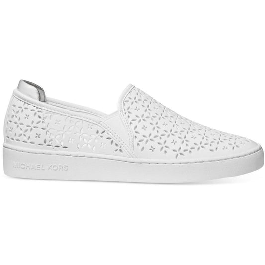 Ophelia Womens Perforated Man Made Slip-On Sneakers