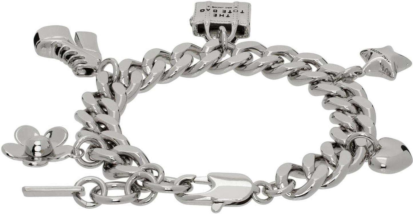 Silver 'The Mini Icon Charm' Bracelet