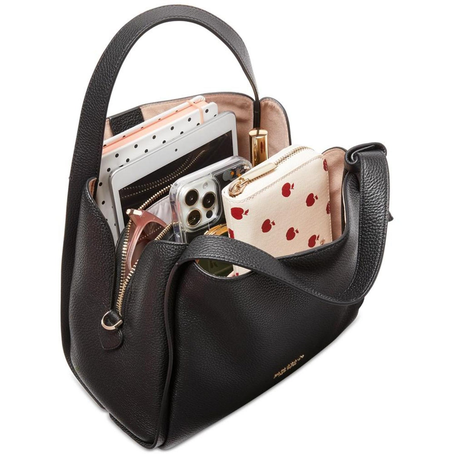 Knott Pebbled Leather Crossbody Tote