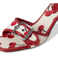 Margot Sandals With Cherry Print