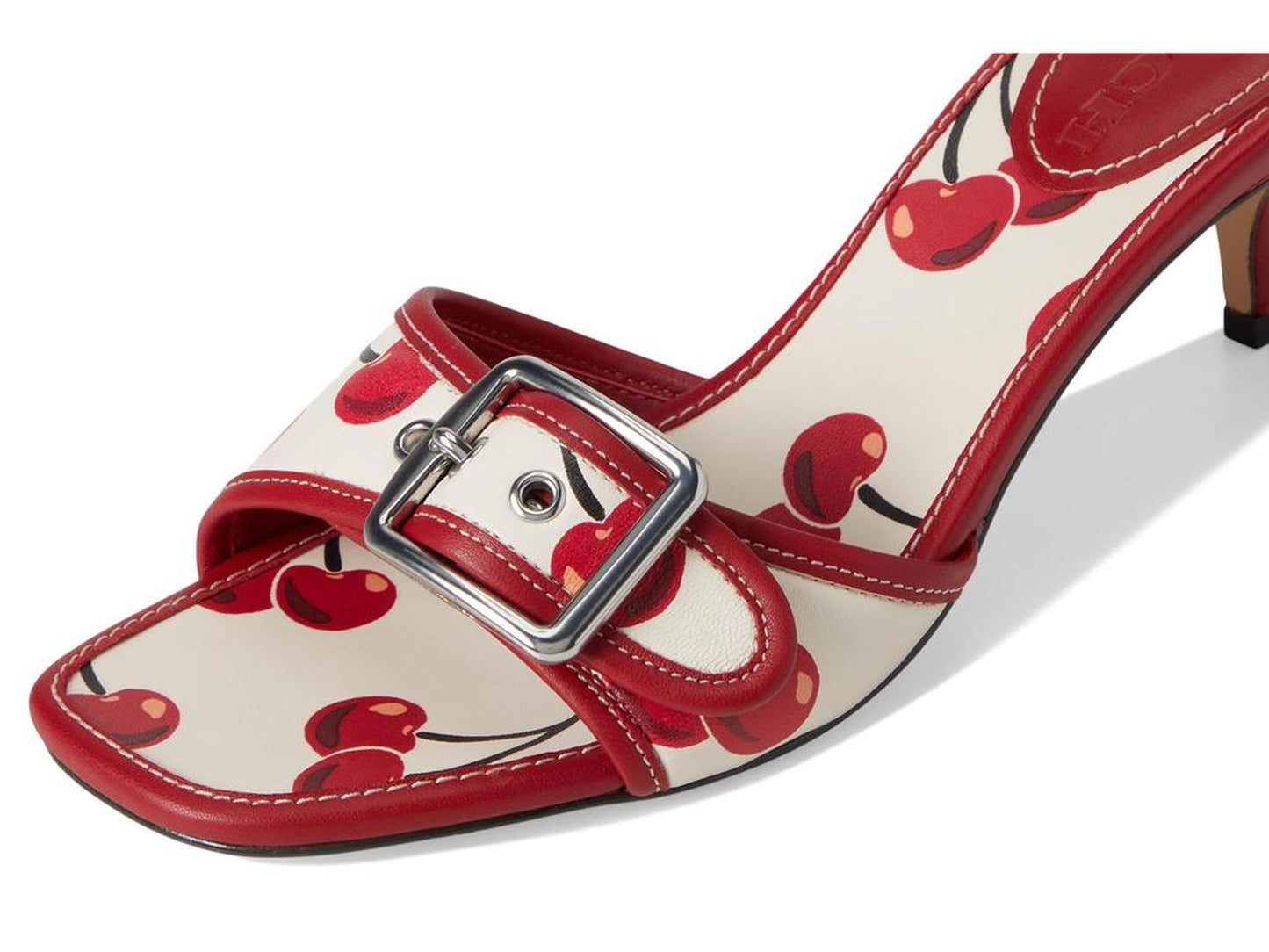 Margot Sandals With Cherry Print
