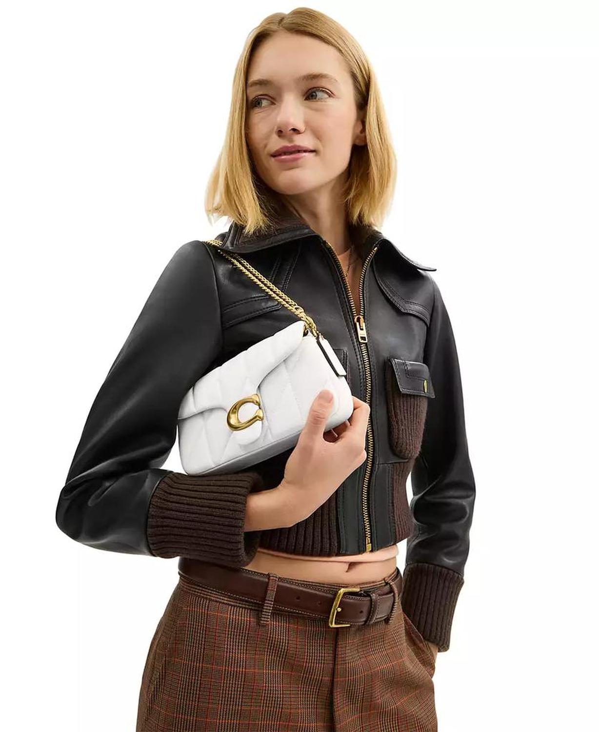 Quilted Mini Tabby Chain Crossbody Bag 19