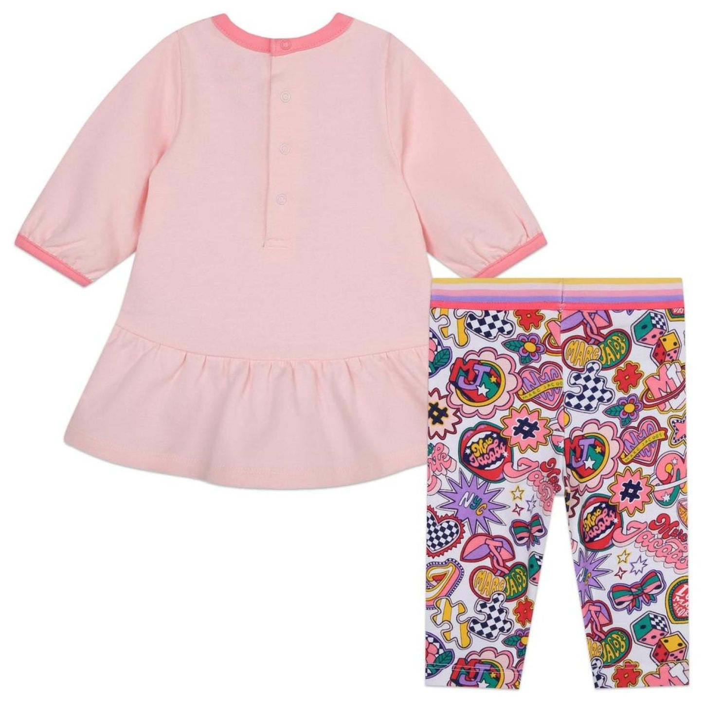 Pink Sequin Patch Outfit