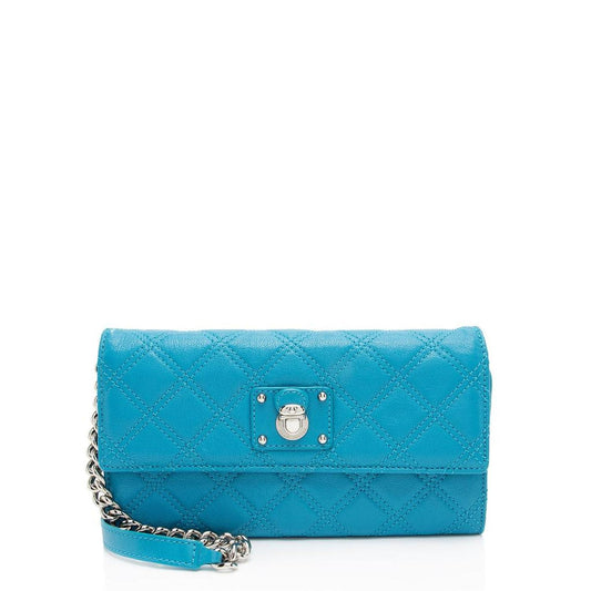 Quilted Leather Ginger Shoulder Bag