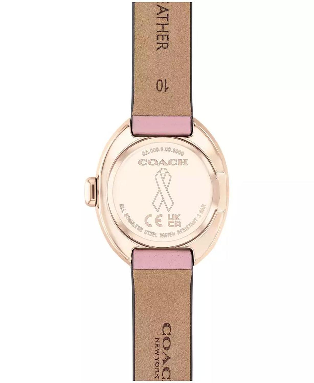Women's Sammy Pink Leather Calfskin Strap Watch, 22.5mm