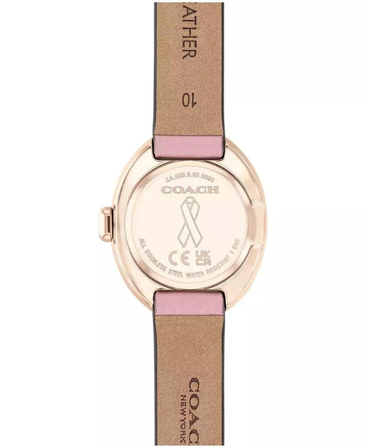Women's Sammy Pink Leather Calfskin Strap Watch, 22.5mm