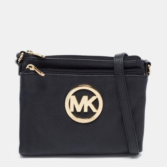 Michael Michael Kors  Leather Fulton Crossbody Bag