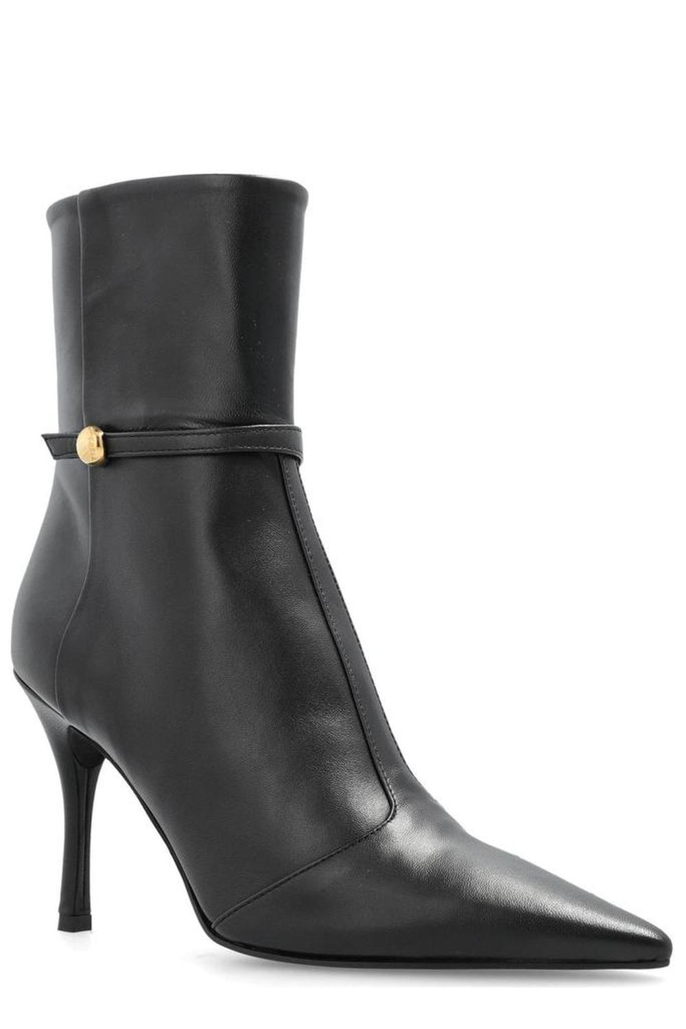 Furla Sfera Pointed-Toe Ankle Boots