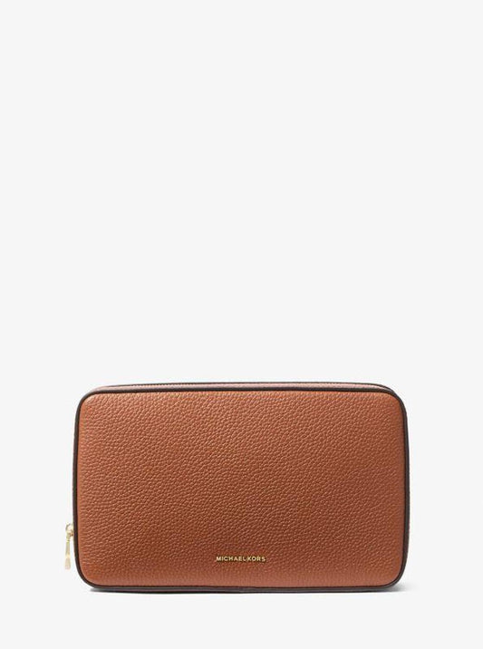 Medium Pebbled Leather Tech Organizer