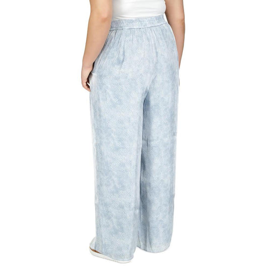 Plus Size Wide-Leg Petal Pants