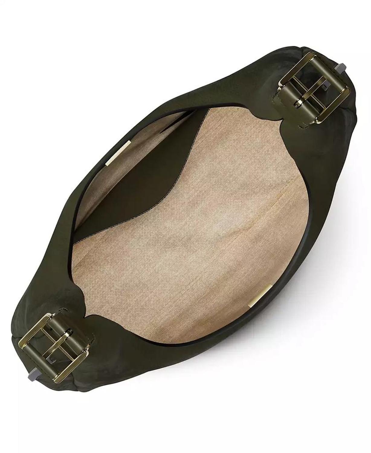 Michael Kors Women's Nolita Large Nubuck Hobo Shoulder Bag