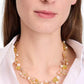 Gold-Tone Pastel Petals All-Around Necklace, 16-1/2" + 3" extender