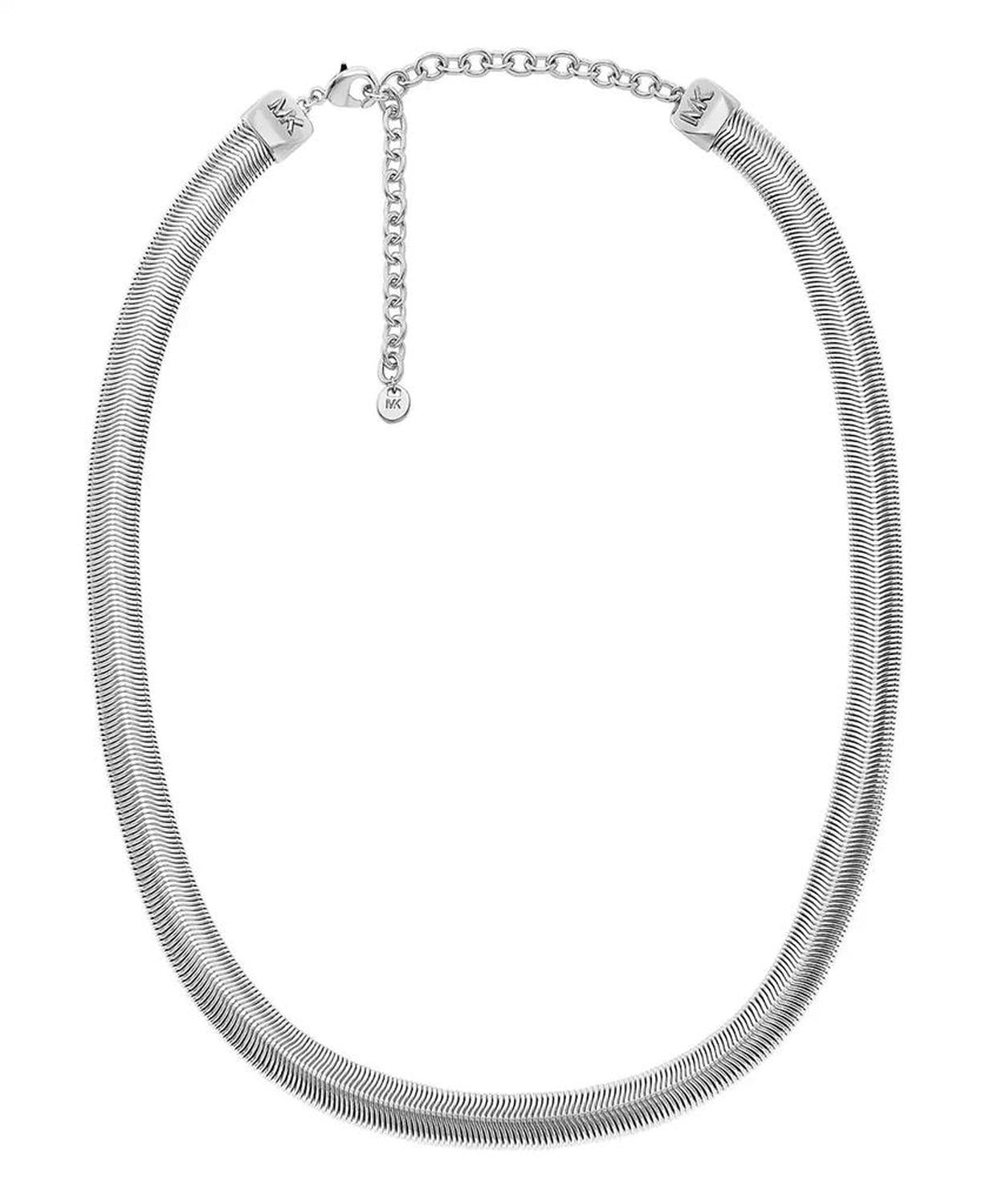 Chevron Snake Chain Necklace