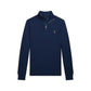 Cotton Interlock Quarter-Zip Pullover (Big Kid)
